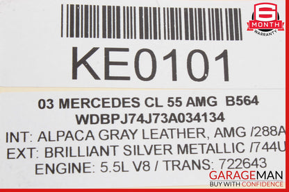 Mercedes W216 CL550 SL550 S550 M273 Right Side Exhaust Camshaft Cam Shaft OEM