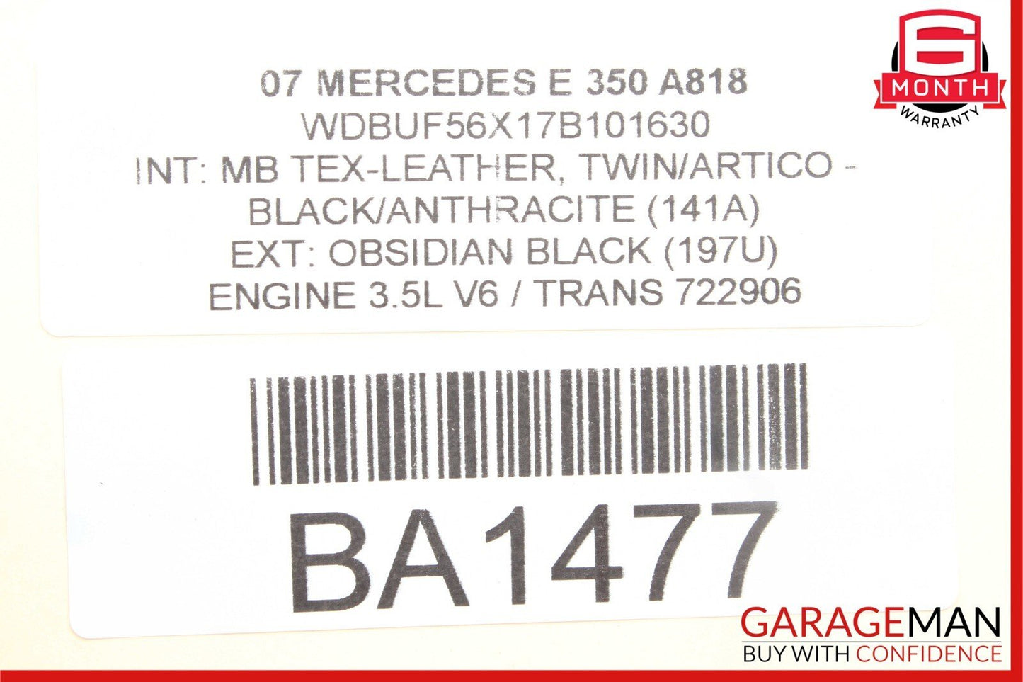 03-12 Mercedes E350 CLS550 ML500 R350 Front Left Side Seat Control Module Unit