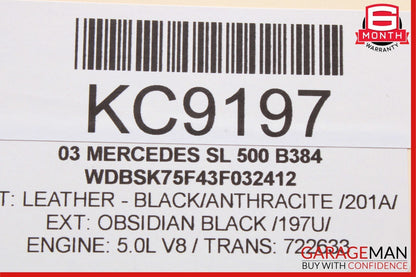 03-08 Mercedes R230 SL500 SL55 AMG Door Audio Speaker Bose Left Driver Side OEM