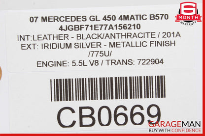 06-13 Mercedes X164 GL450 R350 Gas Throttle Pedal Accelerator 1643000504 OEM