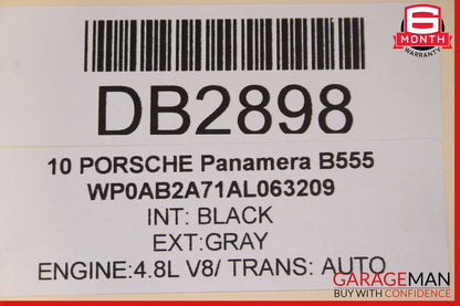10-16 Porsche Panamera 970 Front Right Side Door Window Regulator Carrier Assy