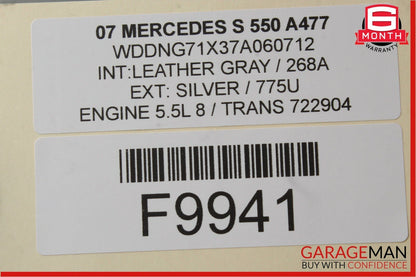 07-09 Mercedes W221 S550 S65 AMG Bluetooth Mobile Cell Phone Control Module Unit