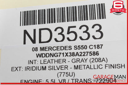 07-13 Mercedes W221 S550 S400 Rear Right or Left Side Door Control Module OEM