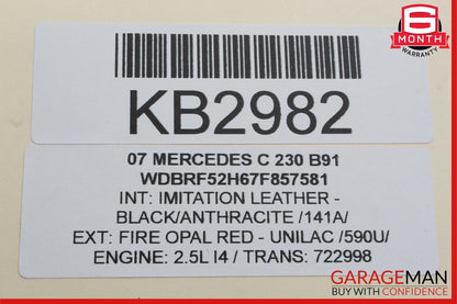 05-13 Mercedes W203 C230 E350 SLK350 M272 Ignition Coil Set of 6 0001502780 OEM