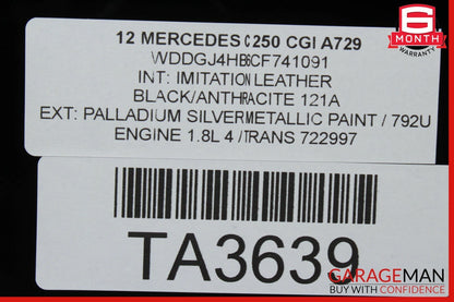 10-17 Mercedes C250 C350 E350 E550 Coupe Center Middle Panoramic Roof Glass