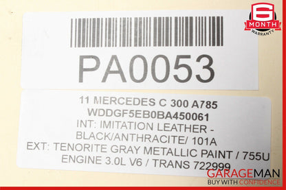 08-11 Mercedes W204 C300 RWD 7G Automatic Transmission Assembly 722.999 OEM 164k