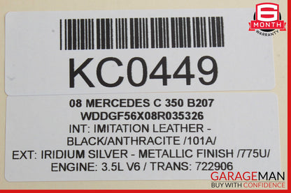 08-14 Mercedes W204 C350 C63 Front Left Side Door Lock Latch Actuator OEM