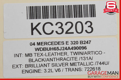 03-09 Mercedes W211 E320 Front Right Passenger Side Door Lock Latch Actuator OEM