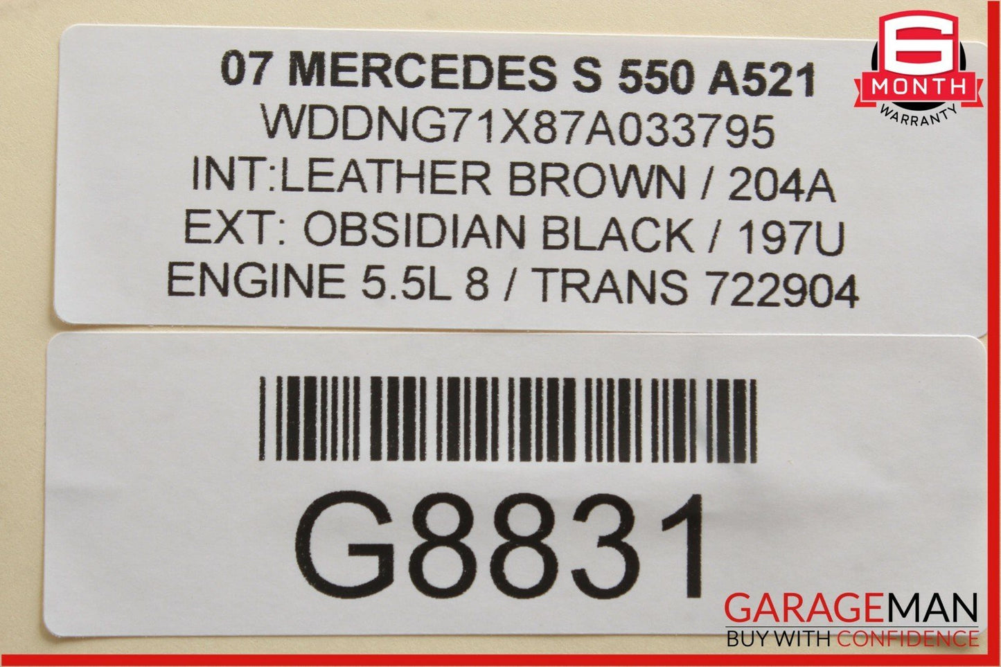 07-13 Mercedes W221 S550 Electronic Parking Button Switch Control Module