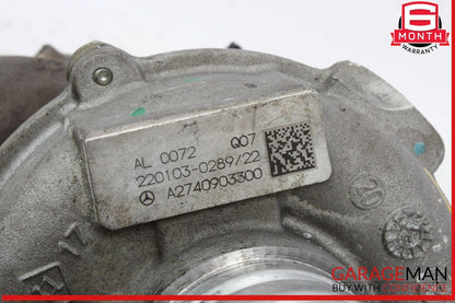 16-23 Mercedes W447 Metris C300 GLC300 2.0L Engine Turbo Charger 2740903300 OEM