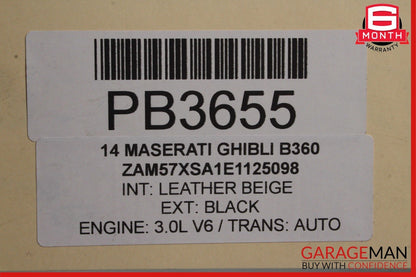 14-17 Maserati Ghibli Rear Anti Roll Sway Stabilizer Bar Frame Assembly RWD