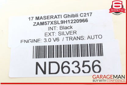 14-20 Maserati Ghibli Quattroporte Levante Right Turbocharger Manifold Assy OEM
