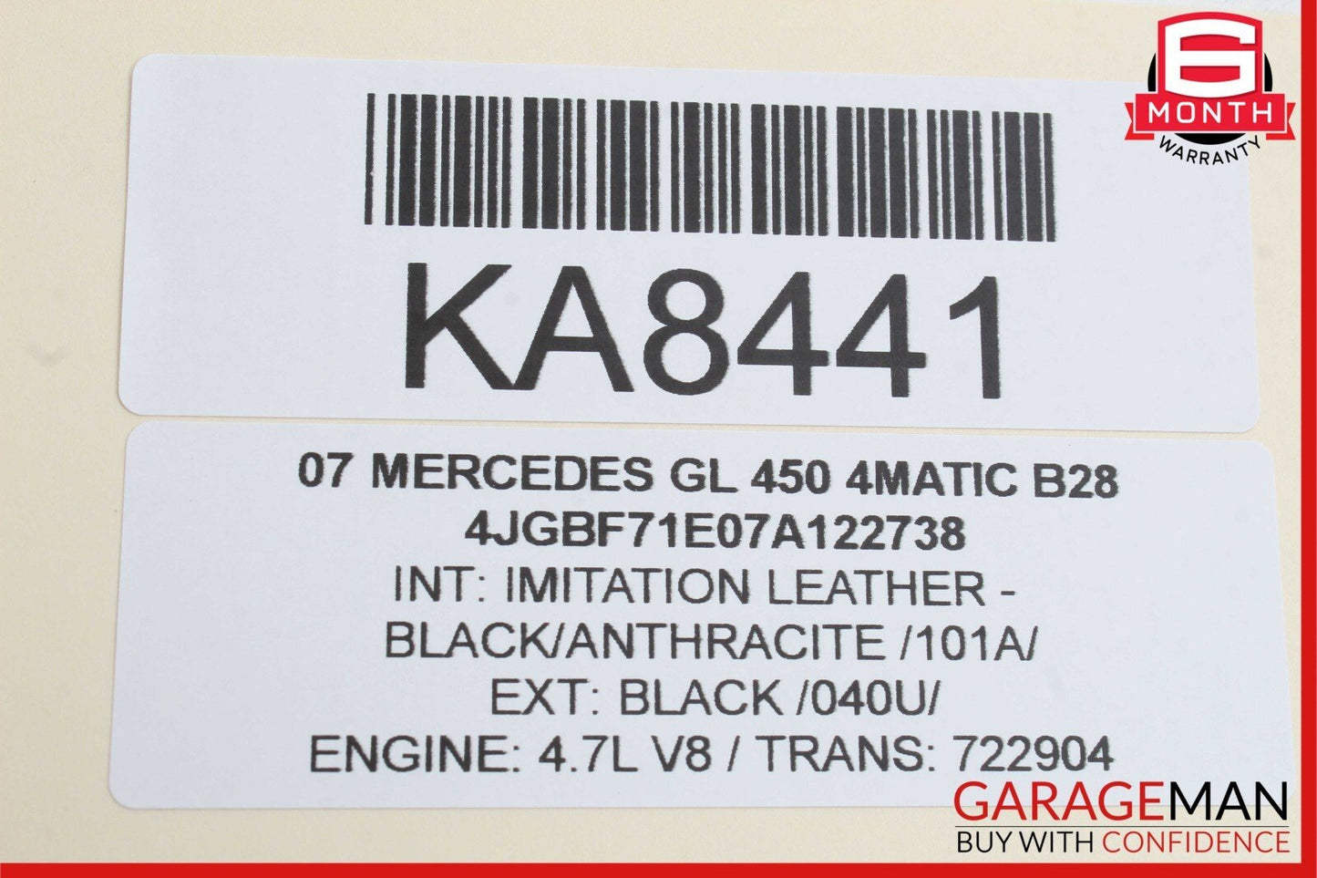 06-13 Mercedes GL450 R500 ML350 Front Right Side Door Control Module Unit
