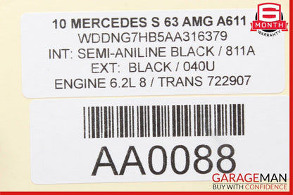 10-13 Mercedes W221 S400 E550 Active Lane Assist Front Camera 0009058200 OEM