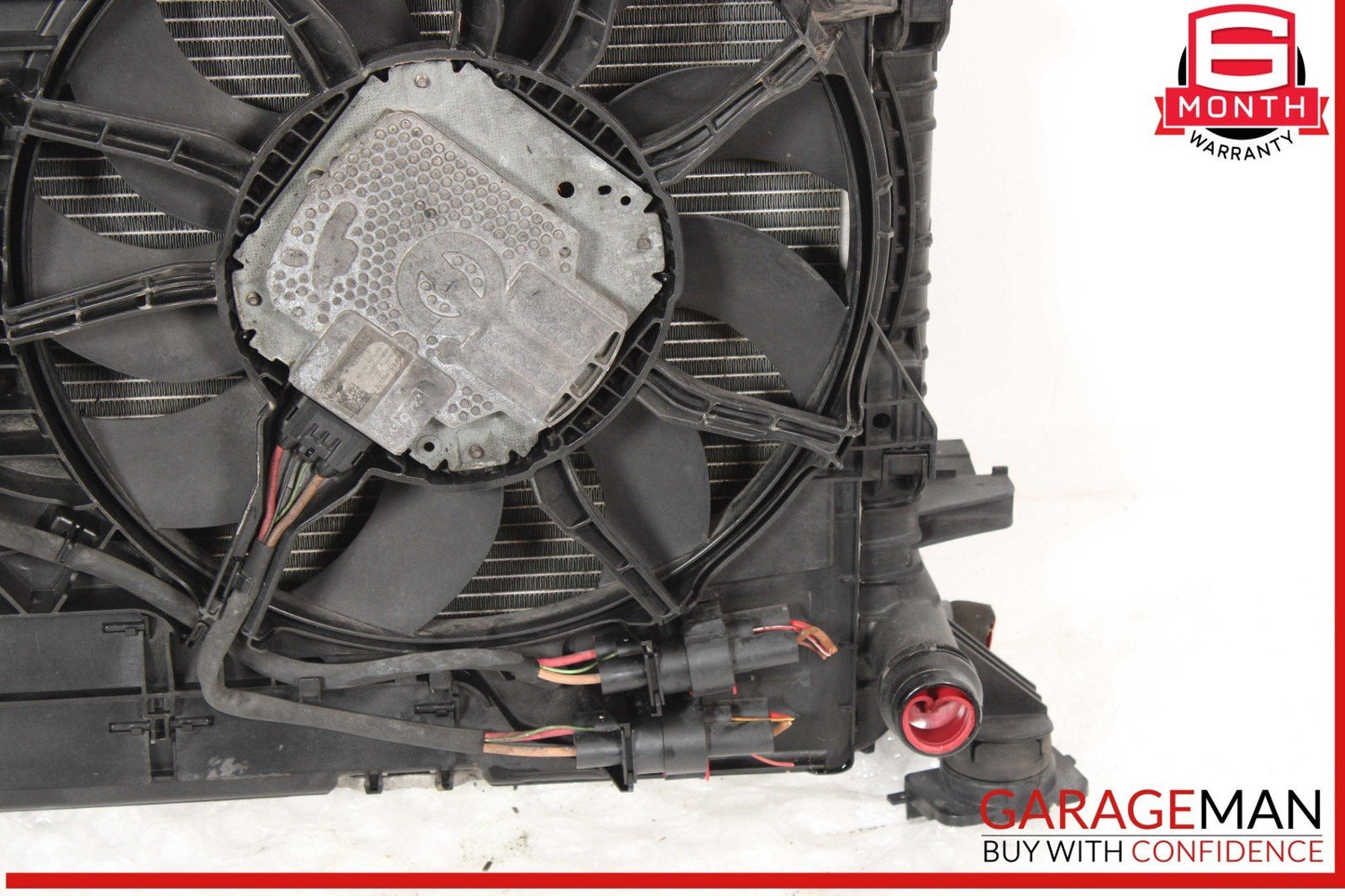 12-18 Audi A7 A6 Engine Radiator Condenser Cooler Fan Assembly OEM