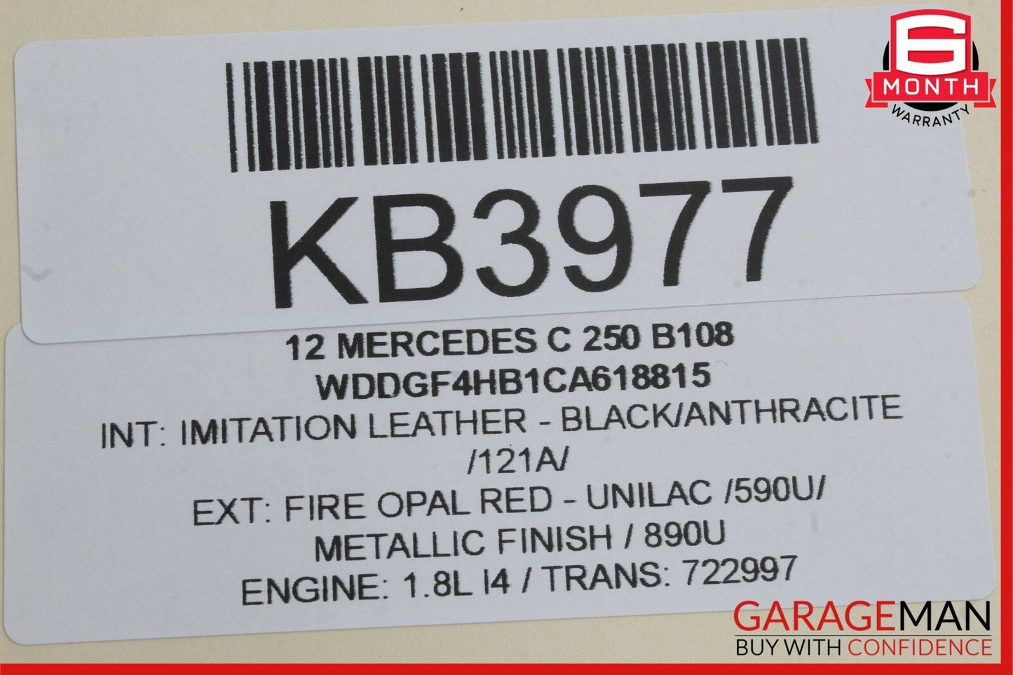 08-12 Mercedes W204 C250 Sirius Satellite Radio Receiver Module 2128706489 OEM