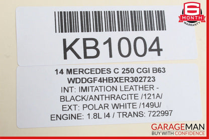 06-15 Mercedes W204 C250 C300 Rear Right & Left Side Door Sound Speakers Set OEM