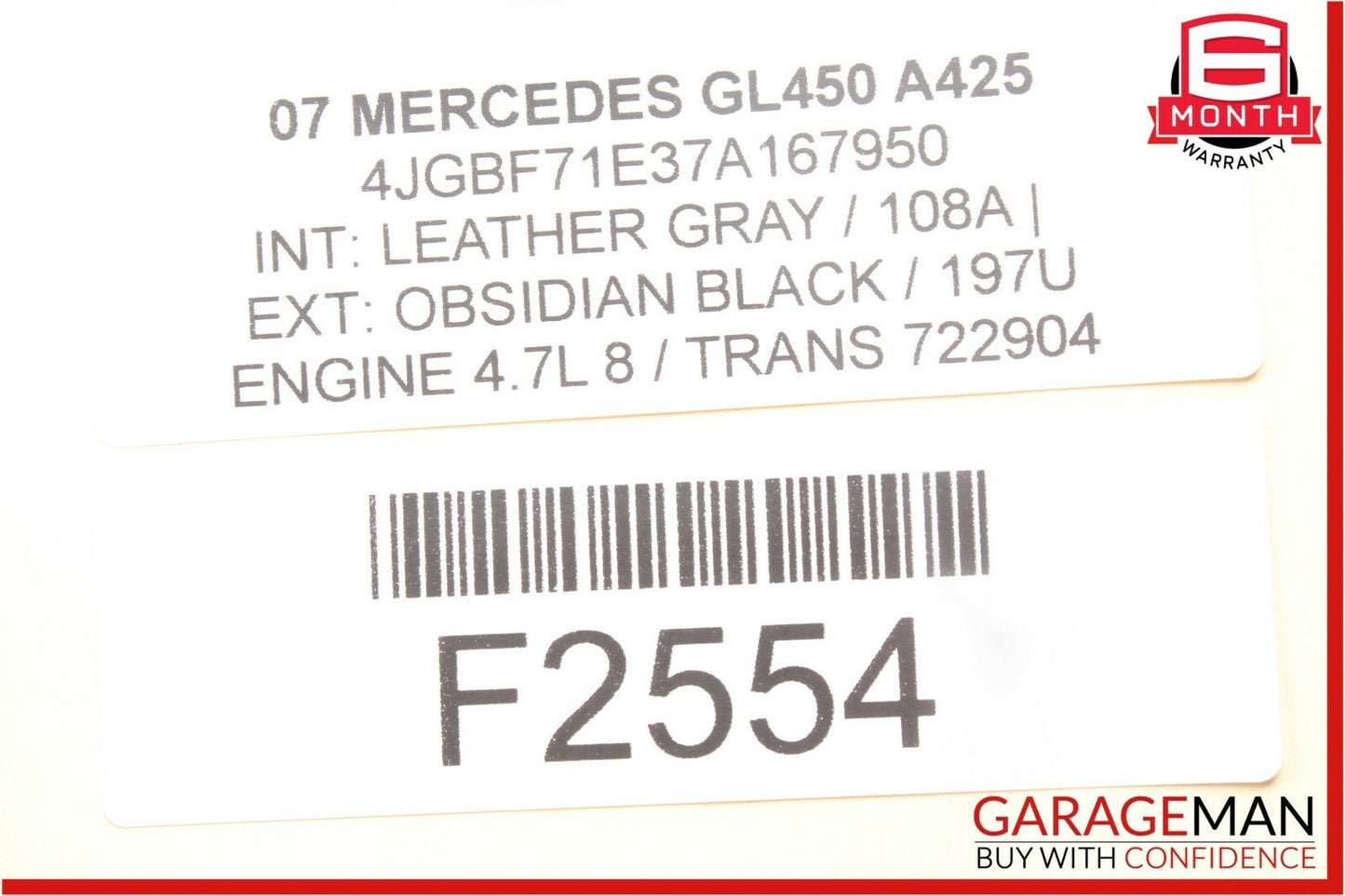 07-09 Mercedes X164 GL450 ML550 Headlight Control Module 2118708726 OEM