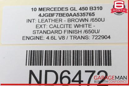 03-12 Mercedes X164 GL450 GL550 Front Left Side Seat Control Module Unit OEM