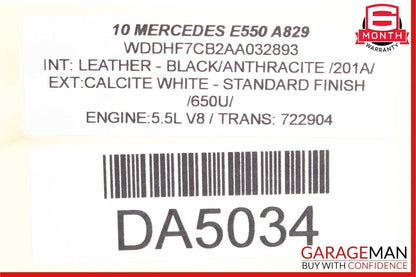 10-13 Mercedes W212 E350 E550 Front or Rear Right Exterior Door Handle White OEM