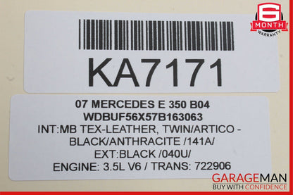03-09 Mercedes W211 E350 E500 E550 E63 AMG Rear Right Side Door Control Module