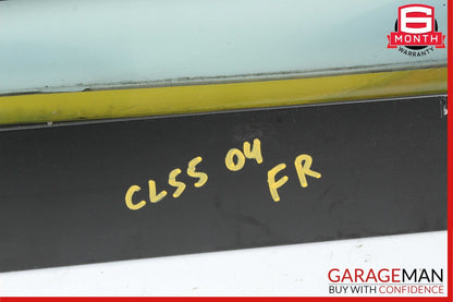 00-06 Mercedes W215 CL500 Front Right Passenger Side Door Window Auto Glass OEM