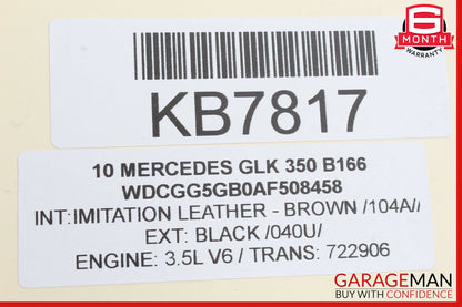 10-15 Mercedes X204 GLK350 Front Right Side Door Panel Tweeter Speaker Cover OEM