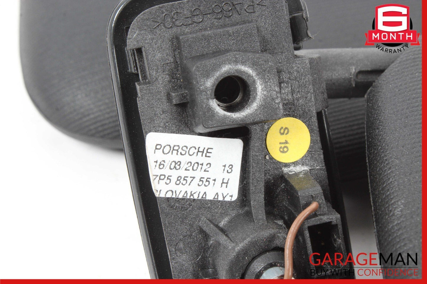 11-14 Porsche Cayenne 958 Sun Visor Sunvisor Front Left Driver Side OEM