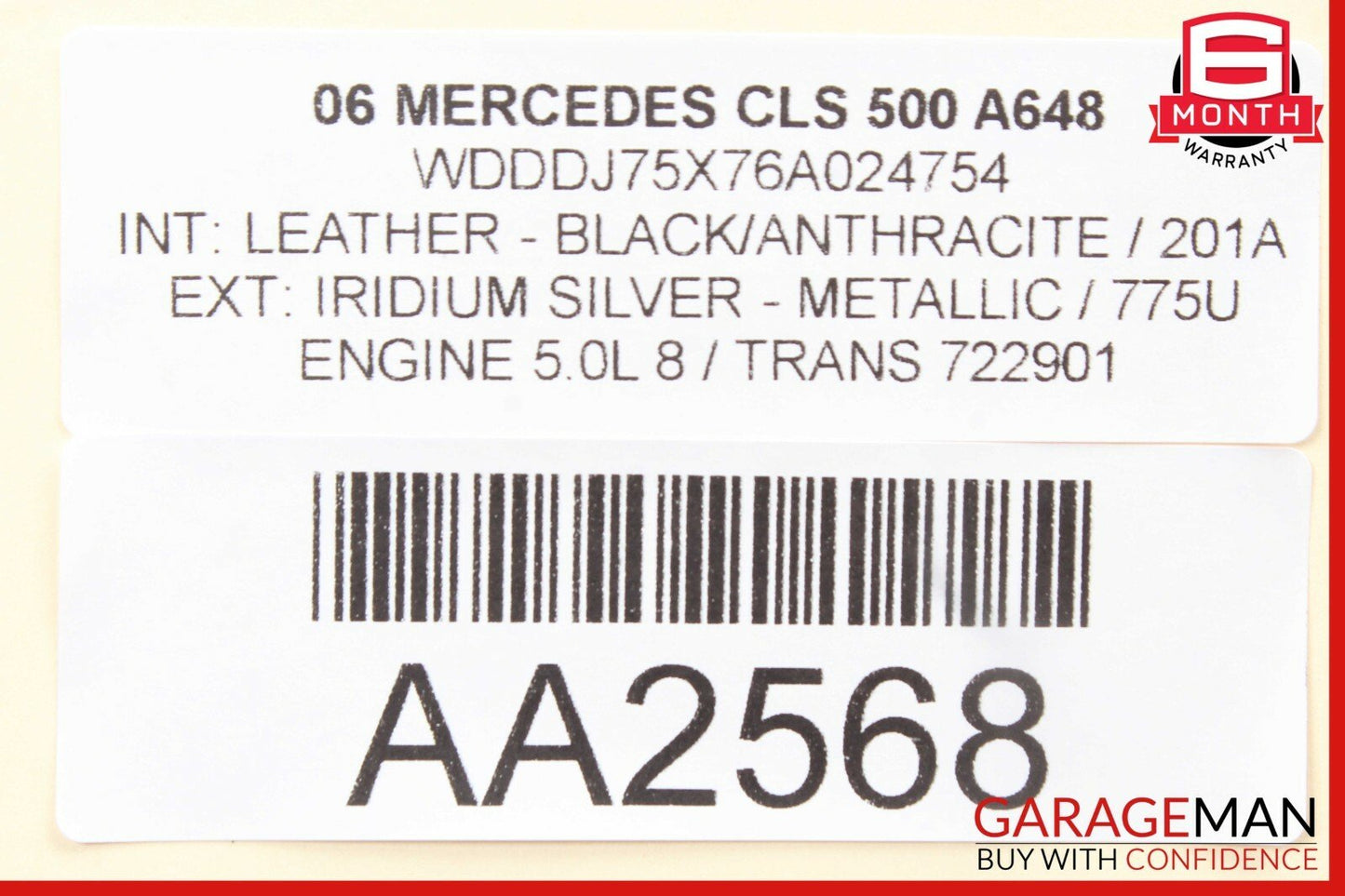 06-11 Mercedes W219 CLS500 CLS63 AMG Rear Right Side Door Lock Latch Actuator