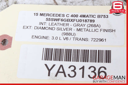 15-20 Mercedes W205 C400 C350e Rear Left Driver Side Spindle Knuckle Hub OEM