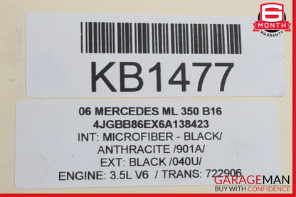 06-08 Mercedes W164 ML350 ML500 Front Right Halogen Headlight Head Light Lamp