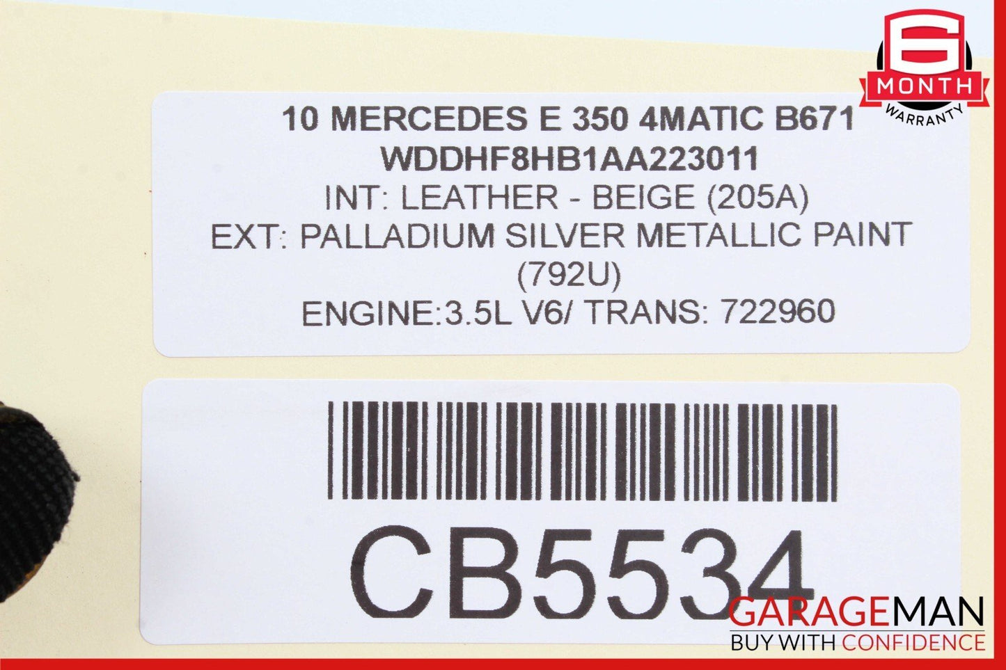 10-13 Mercedes W212 E350 E550 Seat Pump Compressed Air Reservoir Tank OEM
