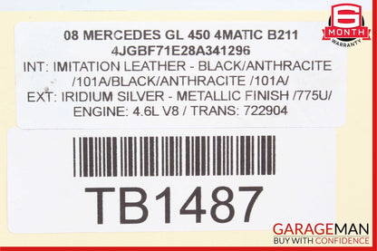 06-12 Mercedes GL450 ML550 GL350 Front Right Side CV Drive Shaft Driveshaft
