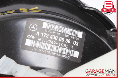 12-16 Mercedes R172 SLK250 SLK300 Power Brake Booster Master Cylinder Assy
