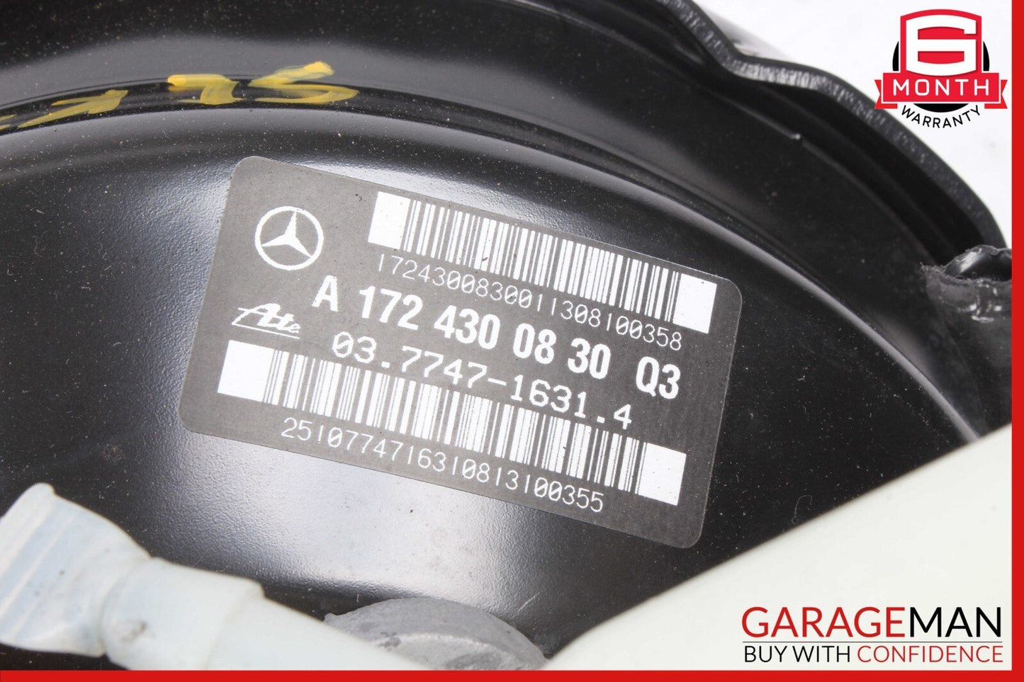 12-16 Mercedes R172 SLK250 SLK300 Power Brake Booster Master Cylinder Assy
