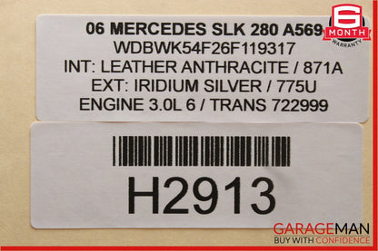 00-06 Mercedes SLK280 CL500 S430 S500 Anti Theft Alarm Sensor Control Module