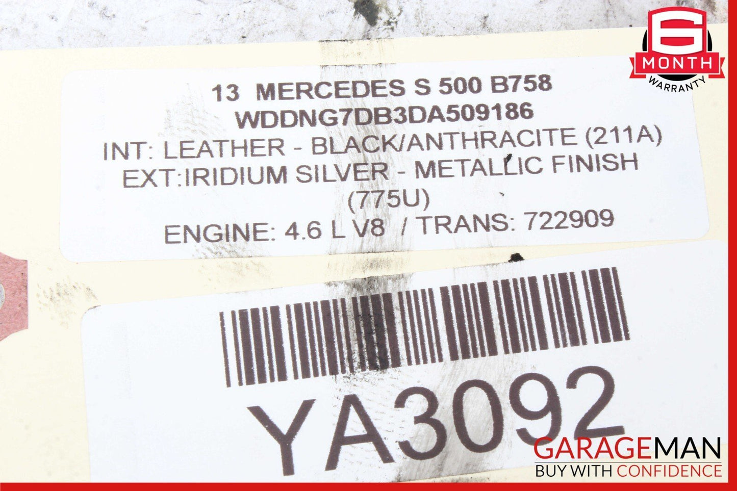 11-14 Mercedes W221 S550 CL550 A/C AC Air Cooling Conditioning Compressor Pump