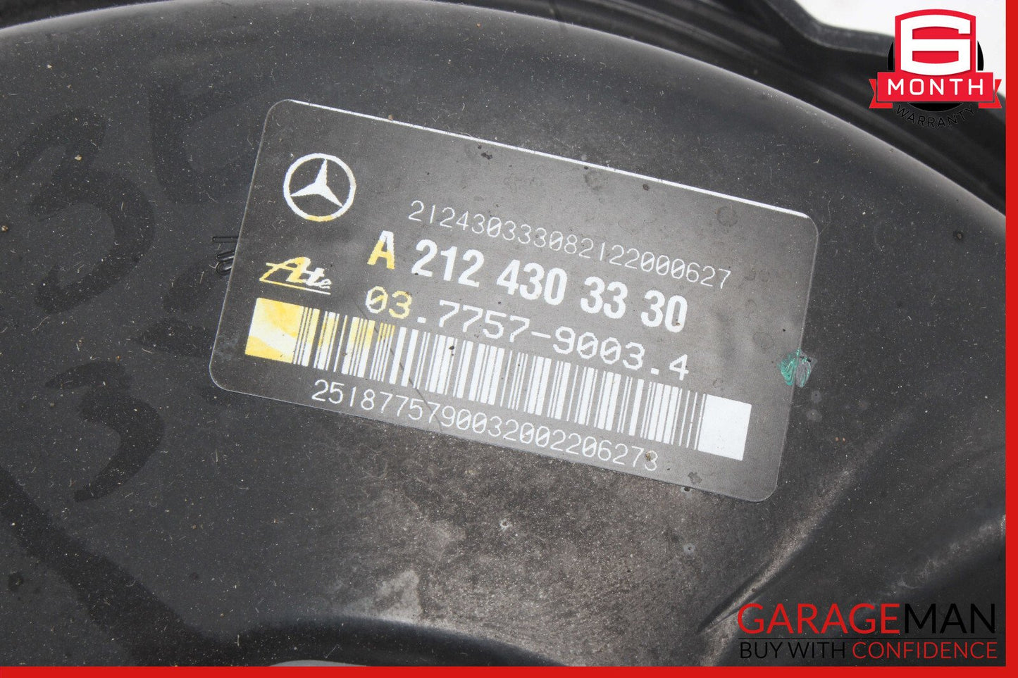 12-14 Mercedes W212 E350 CLS500 Power Brake Booster Master Cylinder Reservoir