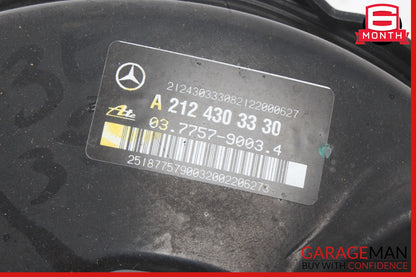 12-14 Mercedes W212 E350 CLS500 Power Brake Booster Master Cylinder Reservoir