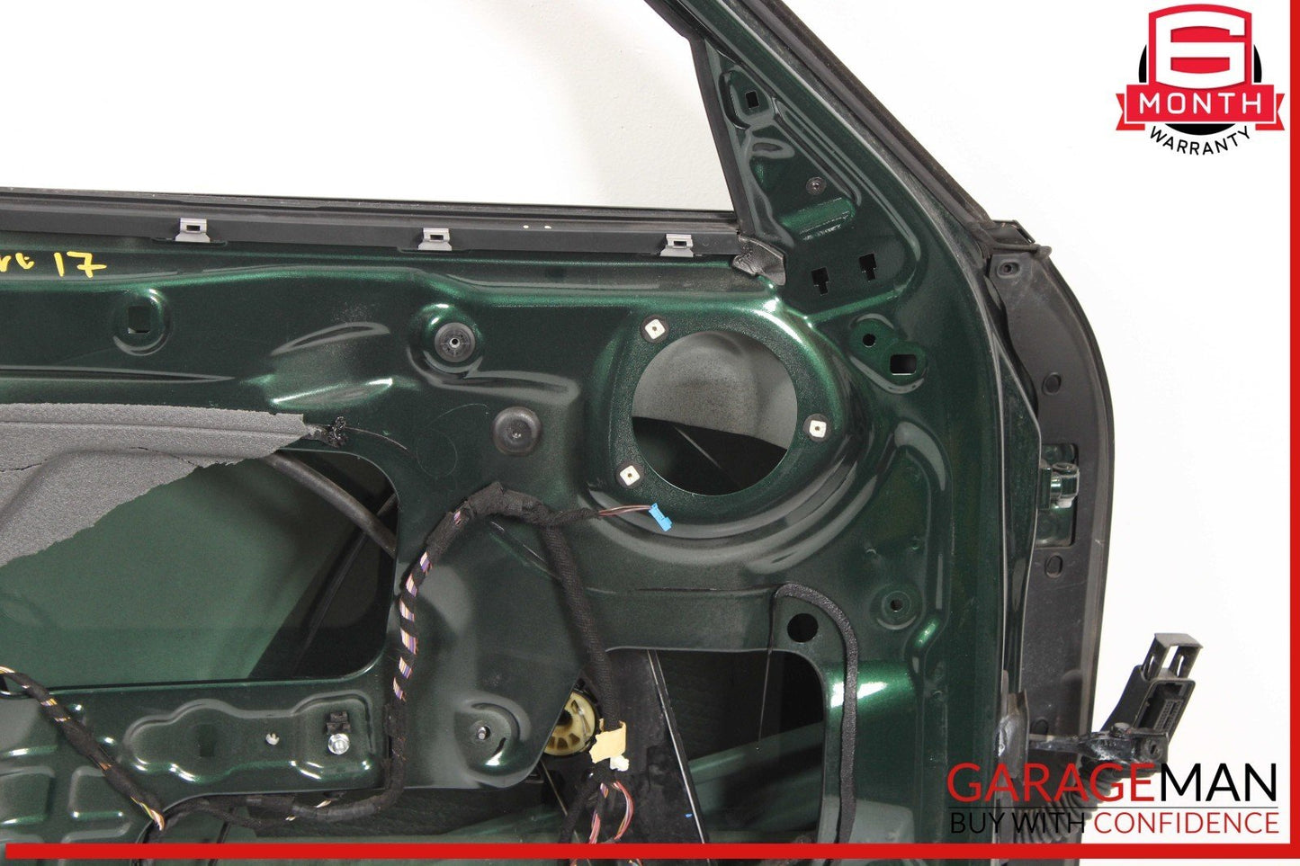 17-24 Mini Cooper Countryman Front Left Driver Side Door Shell Panel Green OEM