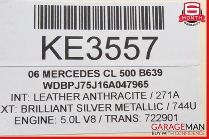 03-08 Mercedes W215 CL500 CL55 SL600 S55 AMG 6 Disk CD Changer Player MC3330 OEM