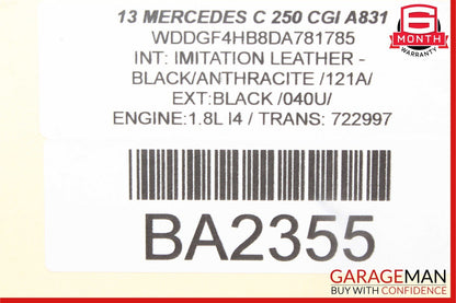 12-14 Mercedes W204 C250 E250 M271 Fuel Gas Pump Sending Unit Assembly