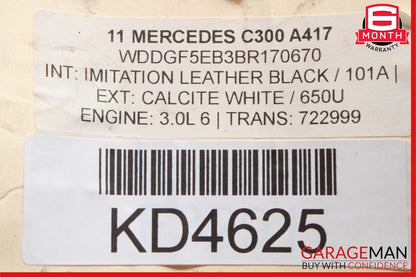 08-11 Mercedes W204 C300 C350 Speedometer Odometer Instrument Cluster Gauge OEM