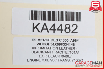 08-11 Mercedes W204 C300 Rear Right Side Exterior Door Handle OEM