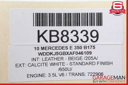 10-13 Mercedes W207 E350 Coupe Front Center Dash A/C Air Vent Trim Grille Panel