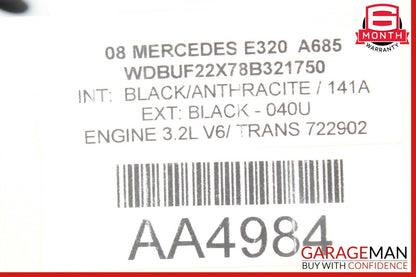 03-09 Mercedes W211 E320 E350 E550 Front Right Side Door Controller Module Unit