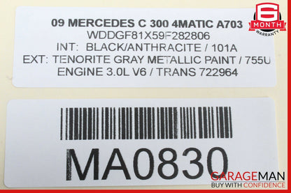 08-11 Mercedes W204 C300 C63 AMG AC A/C Heater Climate Control Switch Module