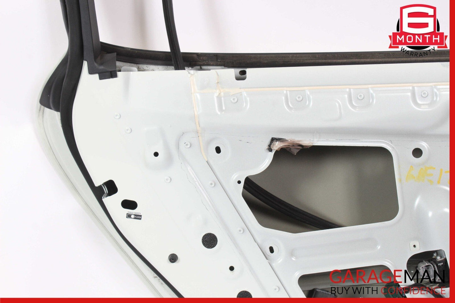 11-15 NISSAN LEAF REAR LEFT DOOR SHELL