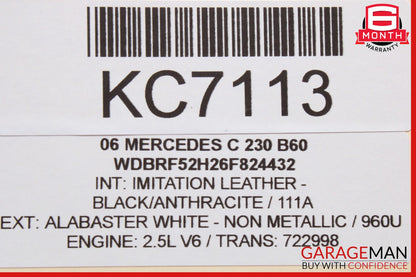 05-07 Mercedes W203 C230 C320 Dash Hazard Door Lock ESP Control Switch Trim OEM