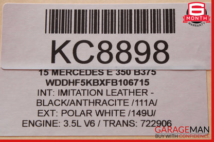 08-19 Mercedes W212 E350 Trunk Remote Power Closing Latch Lock OEM